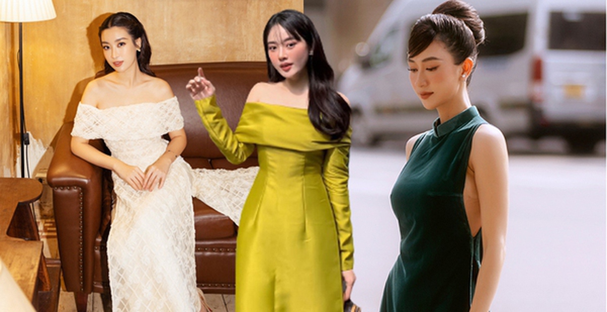 Áo dài trễ vai/ không tay: Xu hướng cách tân sang chảnh cho Tết 2023 này