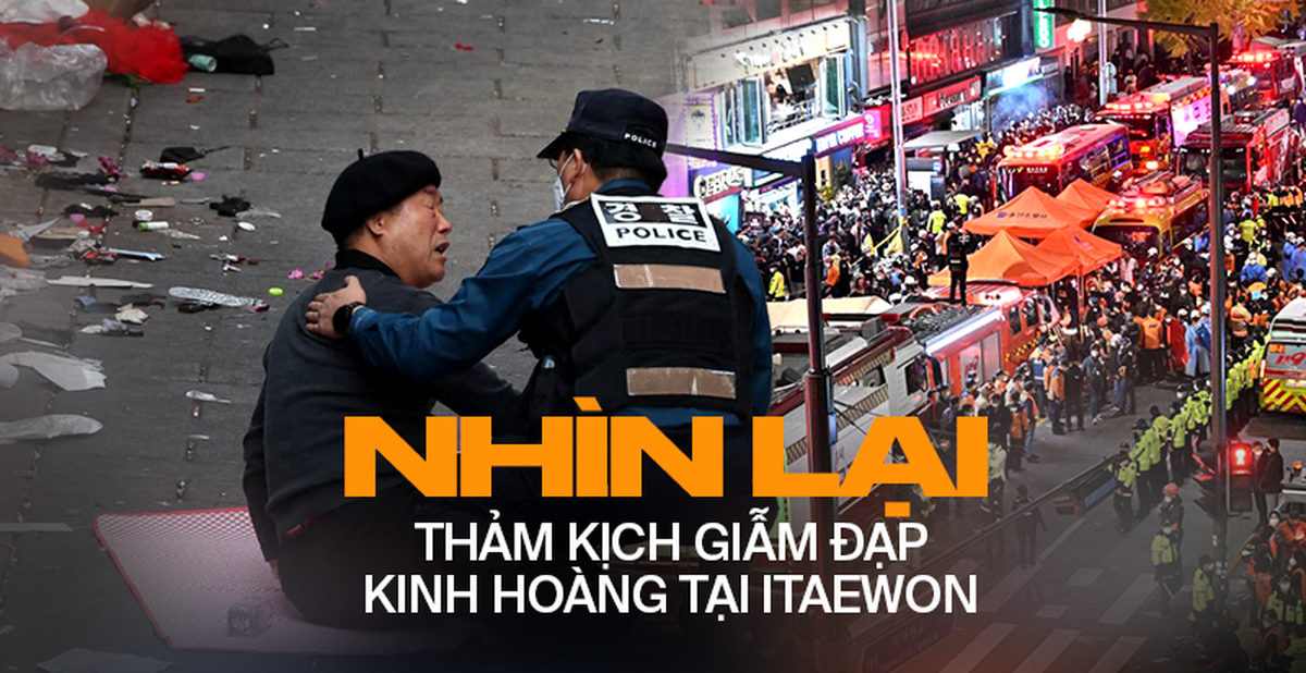 Nhìn lại thảm kịch giẫm đạp tồi tệ nhất lịch sử Hàn Quốc: 159 người thiệt mạng, cảnh tượng bao trùm con phố Itaewon gây ám ảnh