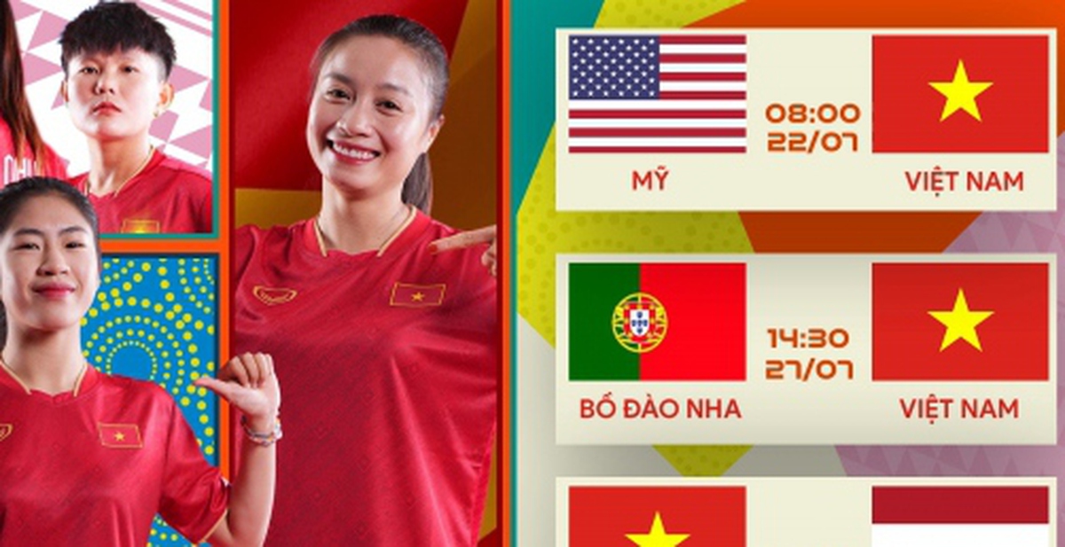 Lịch thi đấu và trực tiếp World Cup 2023: ĐT nữ Việt Nam mơ về điều kỳ diệu