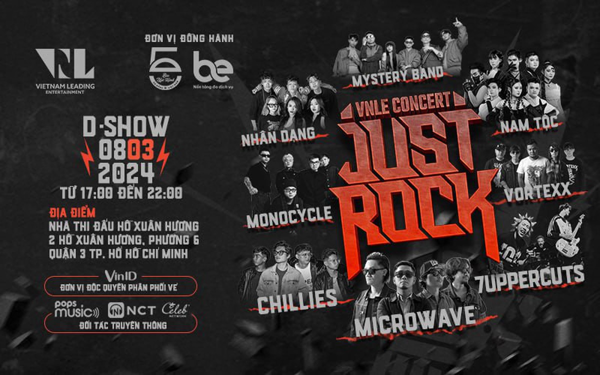 Những lý do bạn không thể bỏ lỡ Just Rock - đêm của những “chiến thần ...