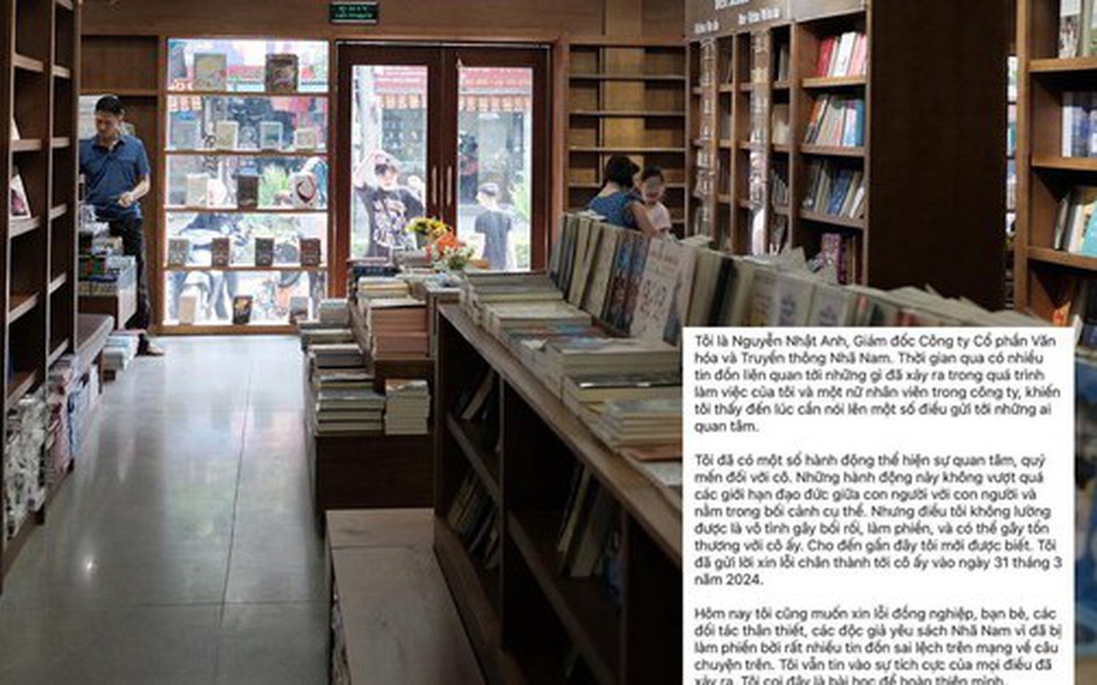 Giám đốc Nhã Nam bất ngờ lên tiếng xin lỗi một nữ nhân viên công ty trên Fanpage