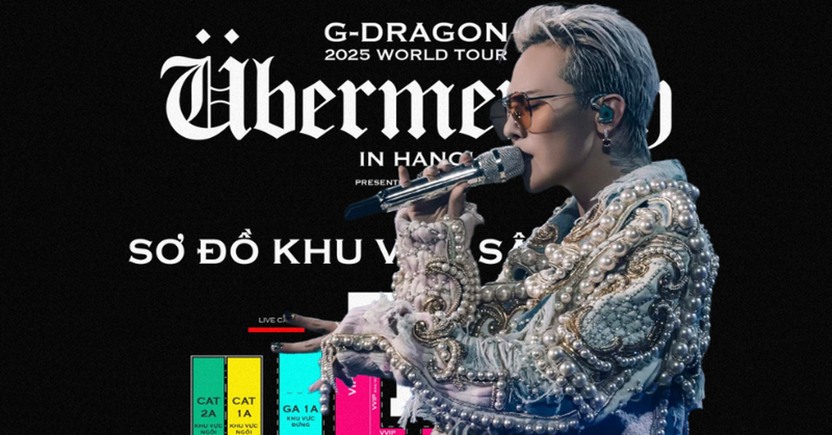 G-DRAGON công bố seat map và giá vé concert Hà Nội