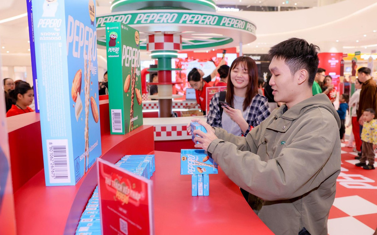 PEPERO Pop-up Store xuất hiện tại Lotte Mall West Lake: Check-in, trải ...