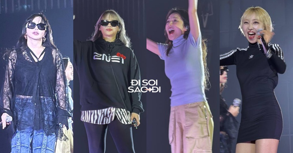 Trước giờ G concert 2NE1 tại Việt Nam: Visual Dara xinh phát sáng, Park ...