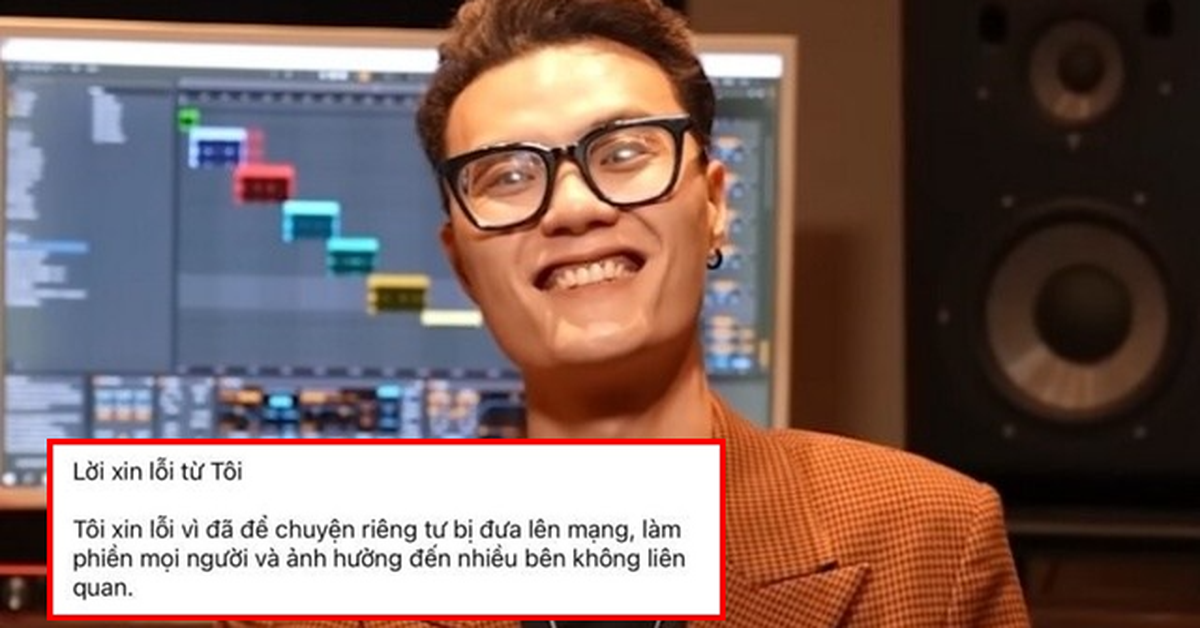 DJ Ximer xin lỗi: 