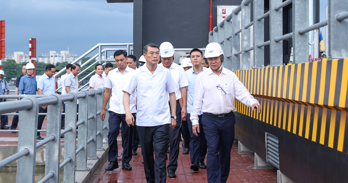Huy động 1.500 người, TP giàu nhất VN có dự án chống ngập 10.000 tỷ đồng, Thủ tướng trực tiếp kiểm tra