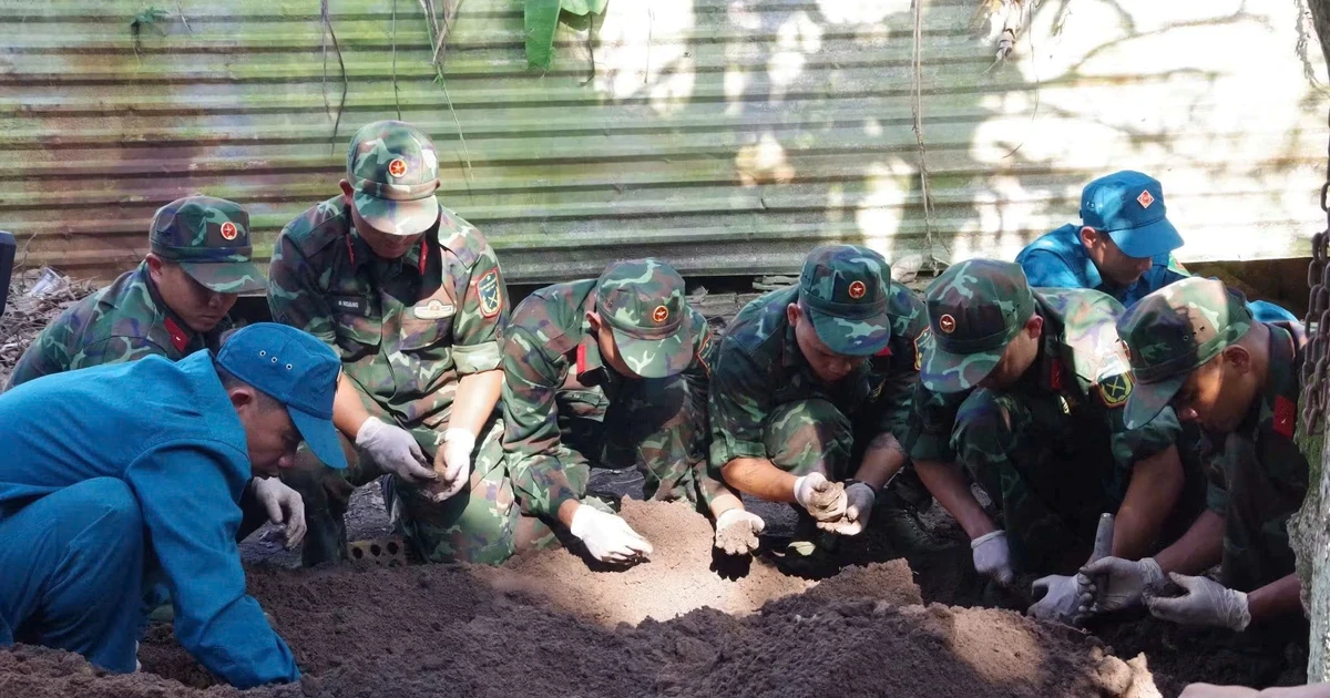 Phát hiện thêm ba hài cốt liệt sĩ cùng nhiều di vật ở Quảng Ngãi