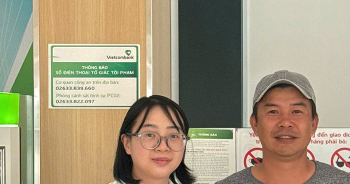 Chuyển nhầm 900 triệu đồng vào tài khoản Vietcombank của người đàn ông ở Ninh Bình, anh Nguyễn Lộc Tài SN 1985 phải trình báo công an