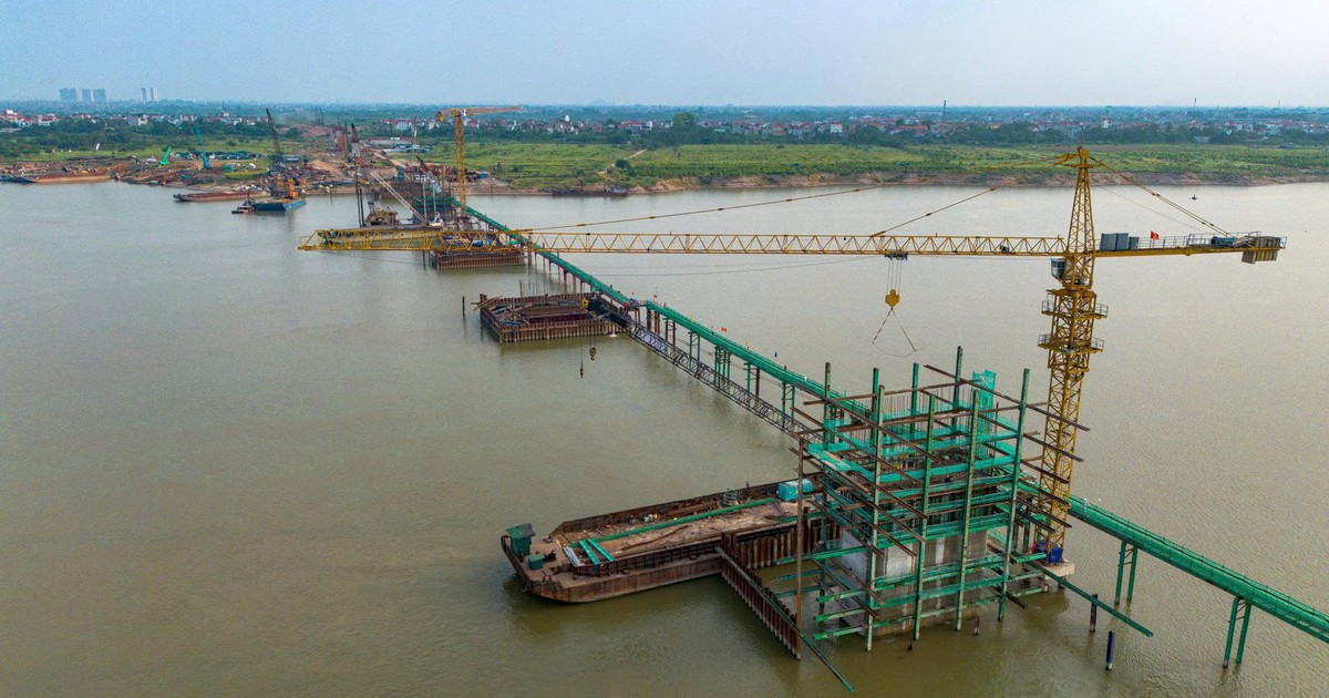 Chỉ một năm nữa, thành phố giàu nhất miền Bắc sẽ hoàn thành cây cầu gần 10.000 tỷ đồng, kết nối các đại đô thị của Vinhomes và Sun Group