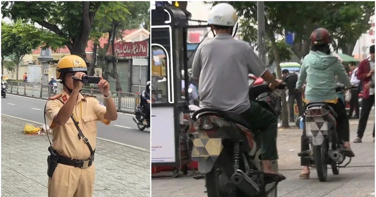 Hàng trăm xe máy đi trên vỉa hè bị ghi hình xử phạt tại TPHCM
