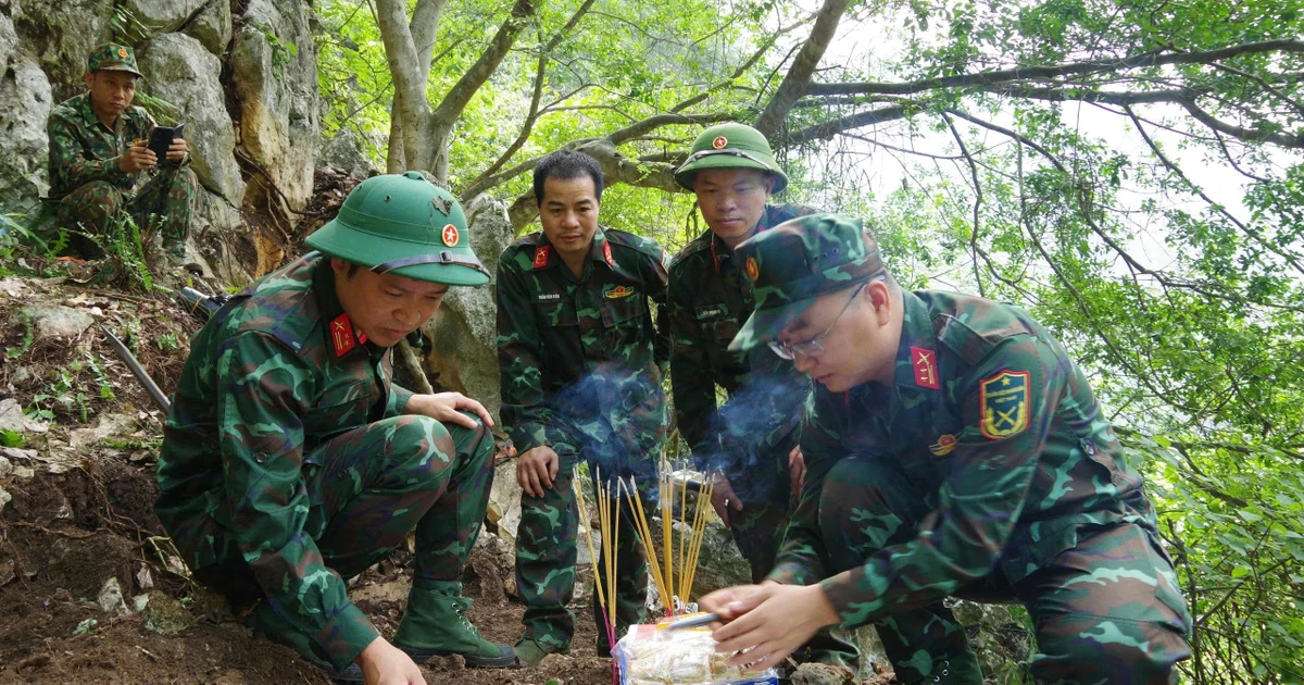 Tìm thấy hài cốt 22 liệt sĩ ở Tuyên Quang, một liệt sĩ còn chứng minh nhân dân rõ thông tin