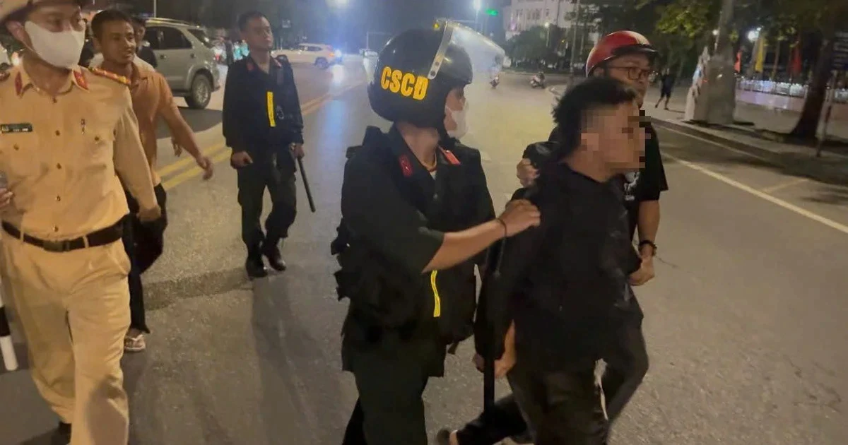 65 thanh, thiếu niên vi phạm giao thông trong một đêm ở Nghệ An