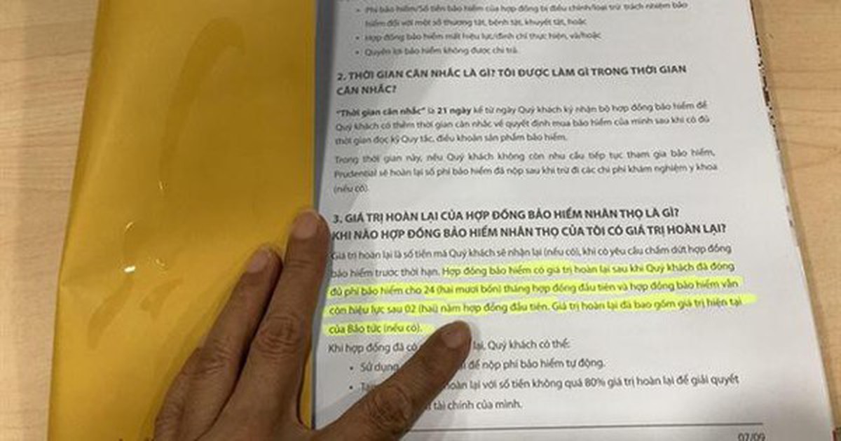 Đóng 150 triệu tiền phí bảo hiểm nhân thọ suốt 5 năm, đến khi dừng hợp đồng, người đàn ông chỉ nhận về 20 triệu