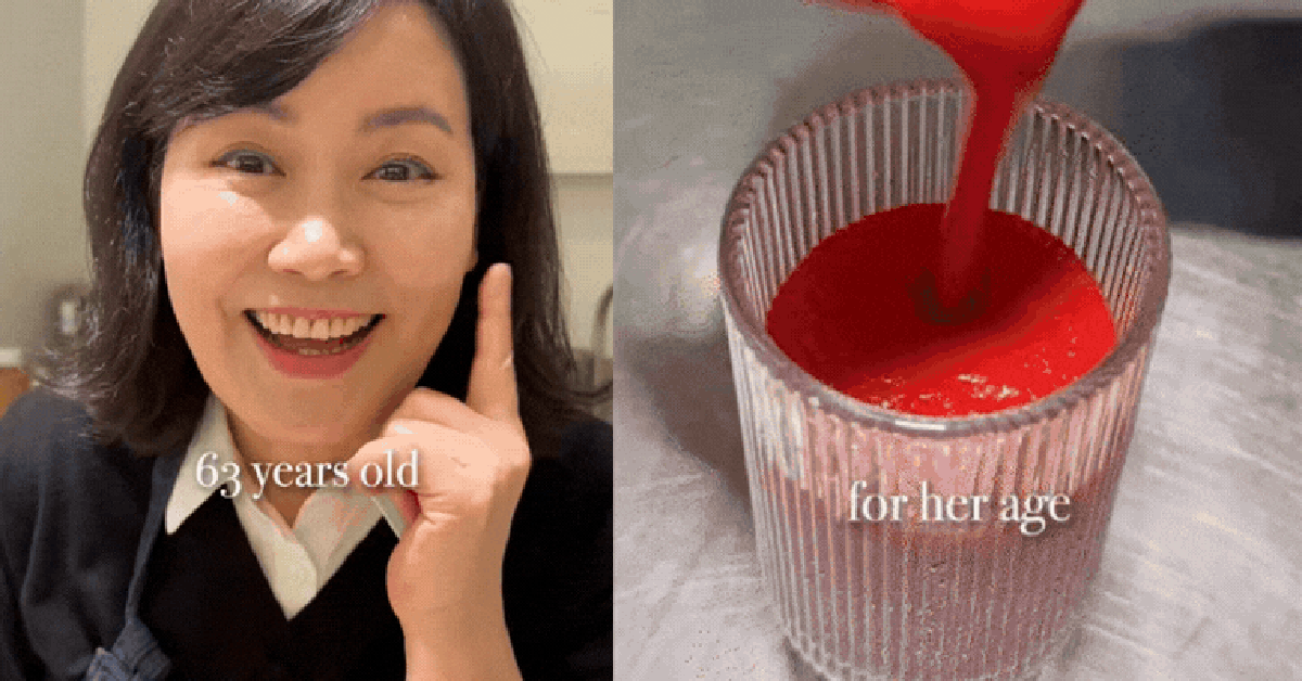 Phụ nữ Hàn 63 tuổi tiết lộ bí quyết dưỡng da cho con gái: Uống cốc nước màu đỏ mỗi tuần để da hồng hào, chậm lão hóa