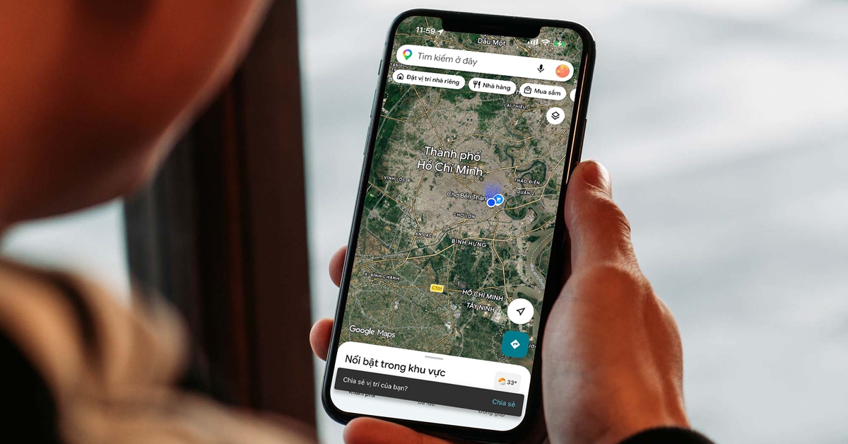 Google Maps đã cập nhật bản đồ mới sau sáp nhập