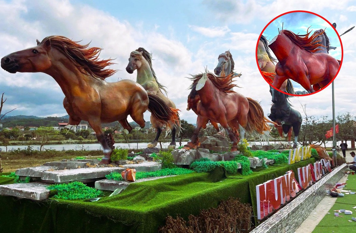 Vụ 2 cháu nhỏ đập phá mô hình "Mã đáo thành công" 400 triệu: Đang sửa chữa, hé lộ kinh phí