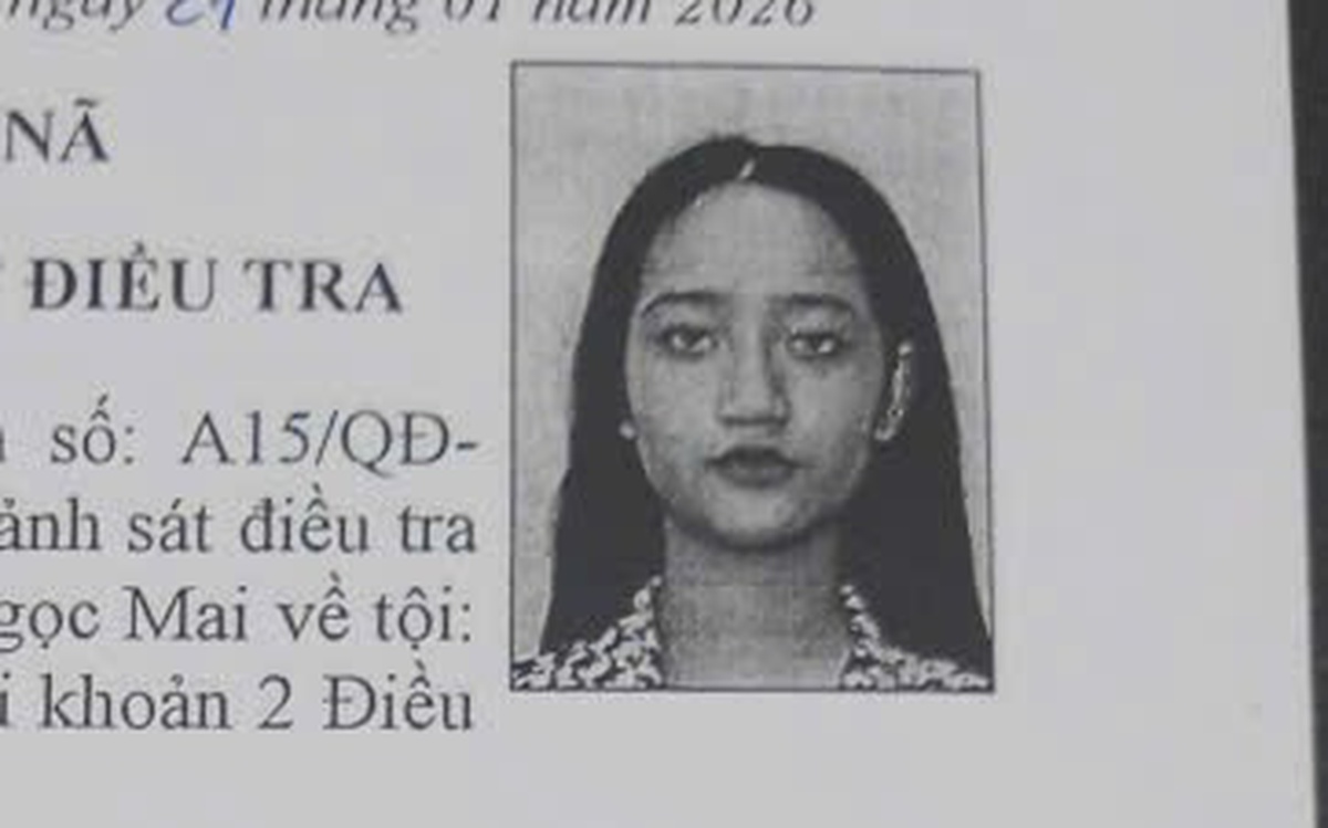 Truy nã Phạm Thị Ngọc Mai SN 2006