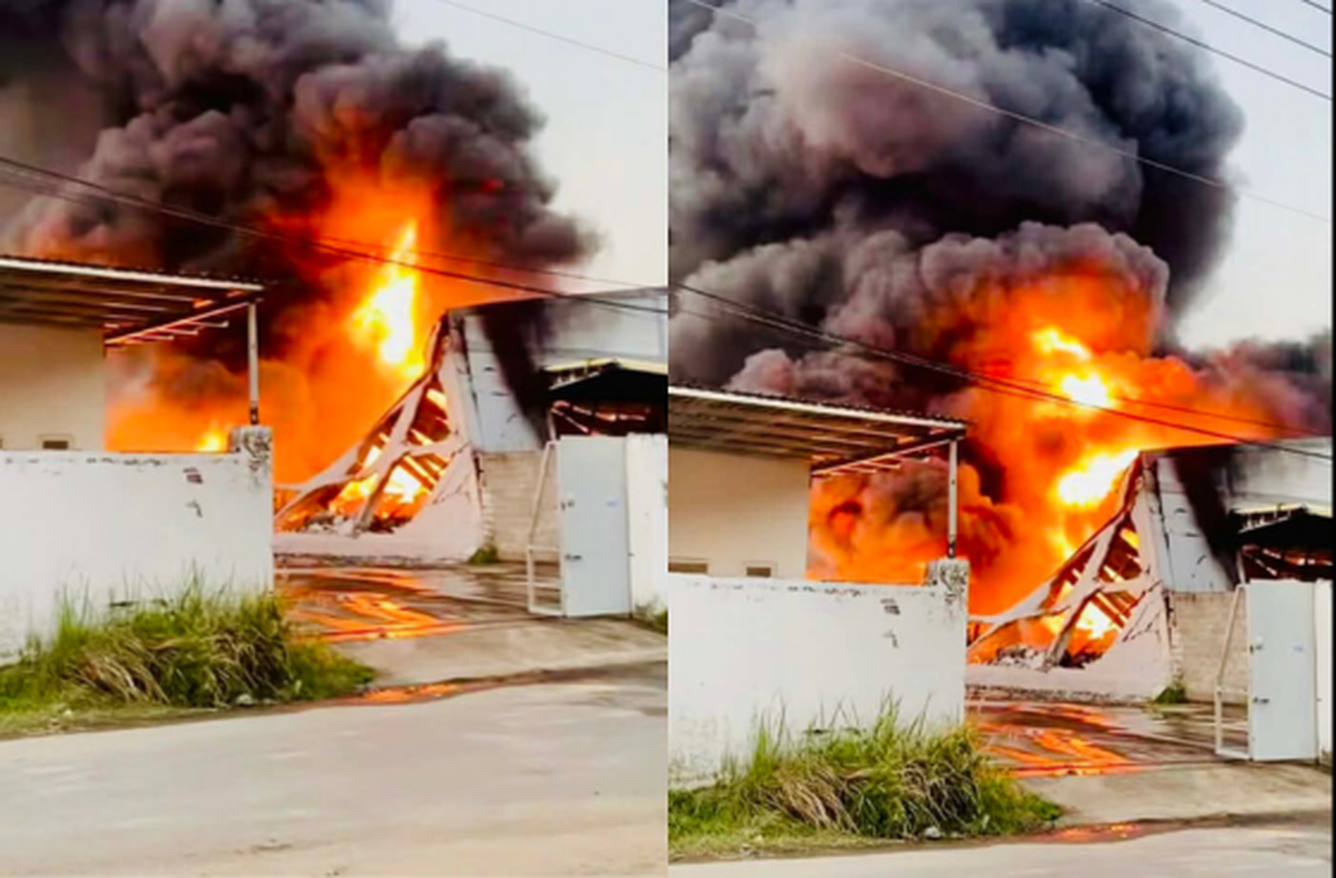 Cháy lớn kèm chuỗi tiếng nổ tại nhà kho TP.HCM, cột khói khổng lồ cao hàng chục mét