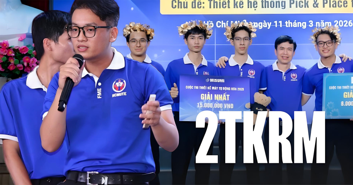Gặp nhóm 5 chàng trai giành giải Nhất tại cuộc thi Thiết kế Máy tự động hóa 2026: 48 giờ không ngủ và 6 tuần bứt tốc