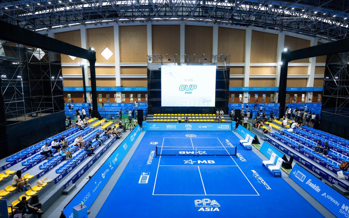 Gallery - Ngày đầu PPA Asia 1000 - MB Hanoi Cup: Khán đài vắng vẻ nhưng dưới sân "cháy" rực lửa với các tay vợt Việt