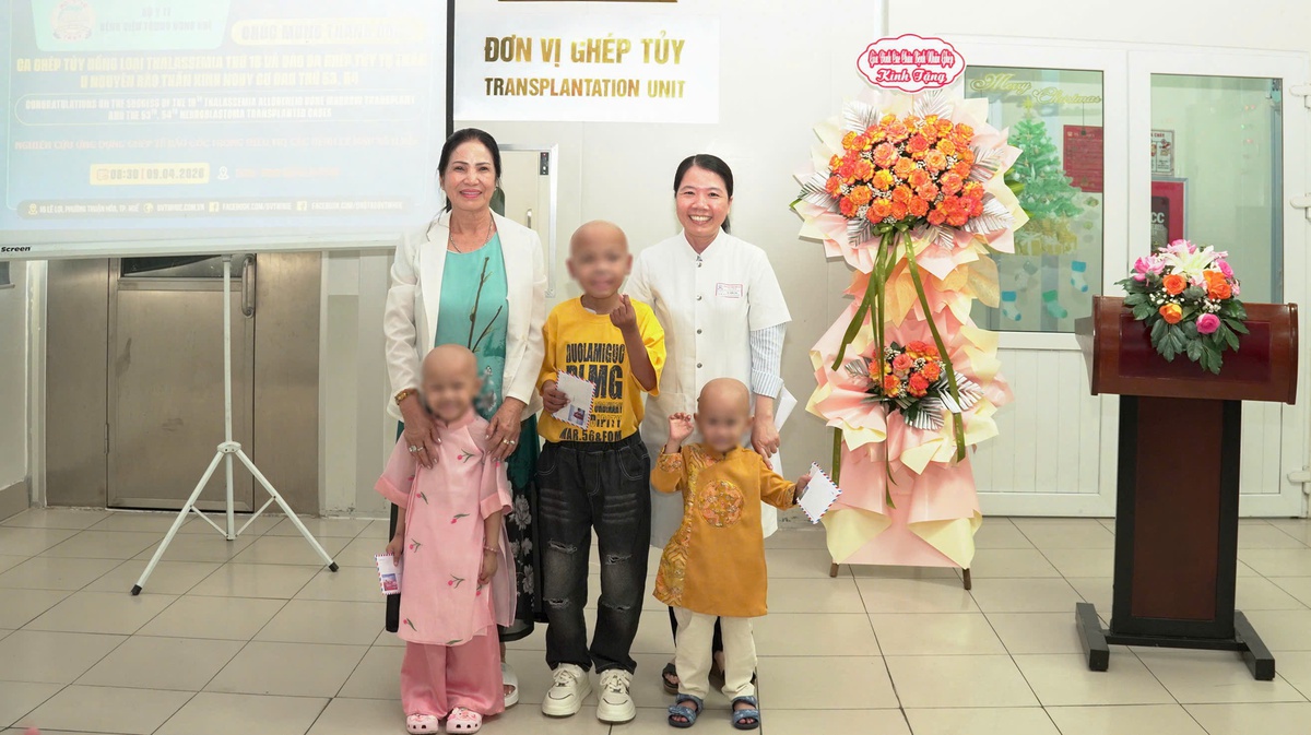 Thực hiện ghép tuỷ cứu 3 bệnh nhi bị Thalassemia và u nguyên bào thần kinh