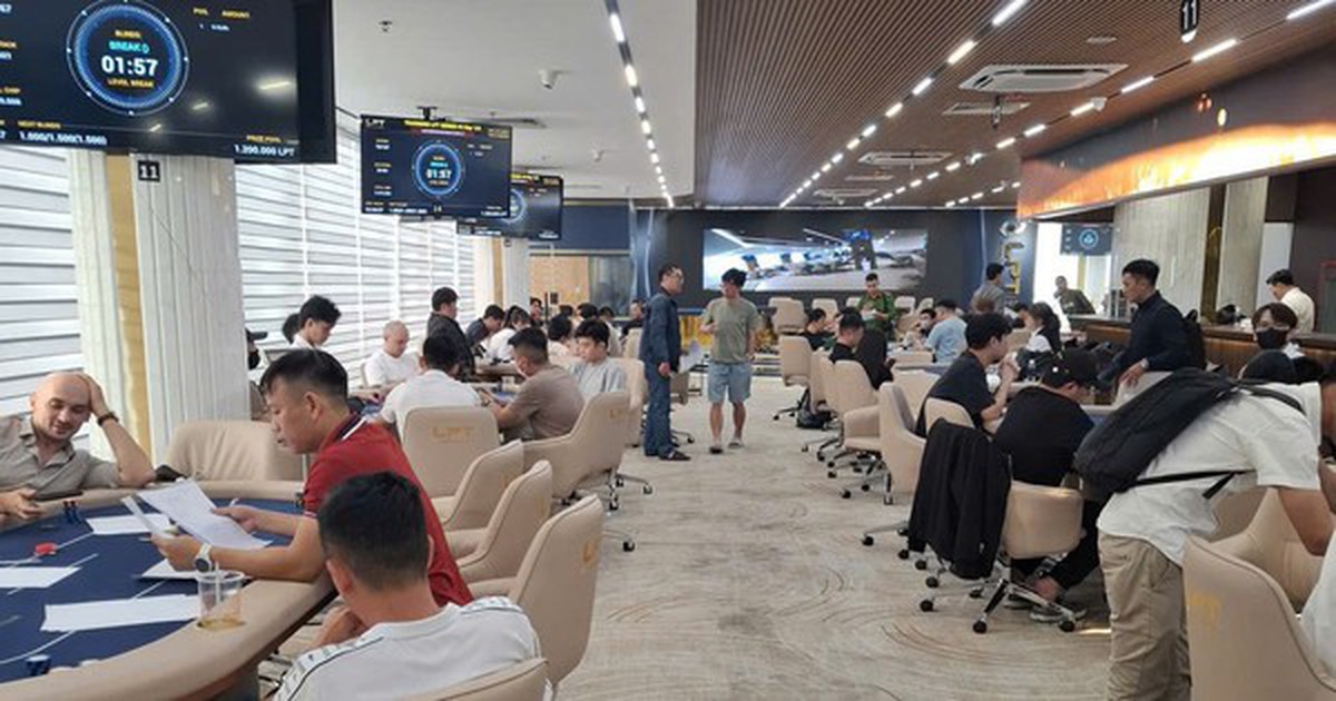 Triệt xoá sòng Poker trá hình trong khách sạn 5 sao ở Đà Nẵng