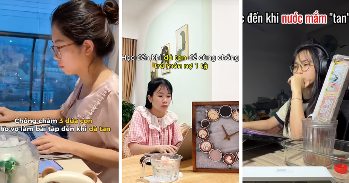 Gen Z hưởng ứng trào lưu 'học đến khi đá tan' gây sốt mạng xã hội
