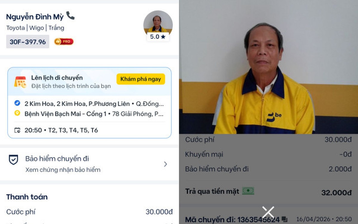 Vội vàng gọi xe đưa mẹ bị ung thư vào viện Bạch Mai cấp cứu, tài xế từ chối nhận tiền, nói 1 câu khiến người con lặng người