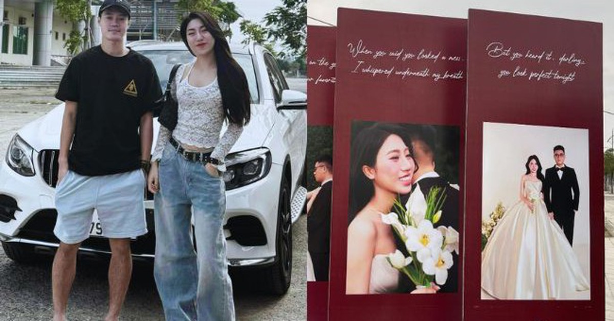 Nhà Văn Toàn dựng rạp cưới linh đình gây chú ý, cô dâu là "em gái hot nhất làng bóng đá