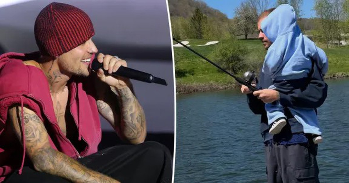 Thoát vai Coachella, Justin Bieber về làm "ông bố quốc dân" của con trai 2 tuổi