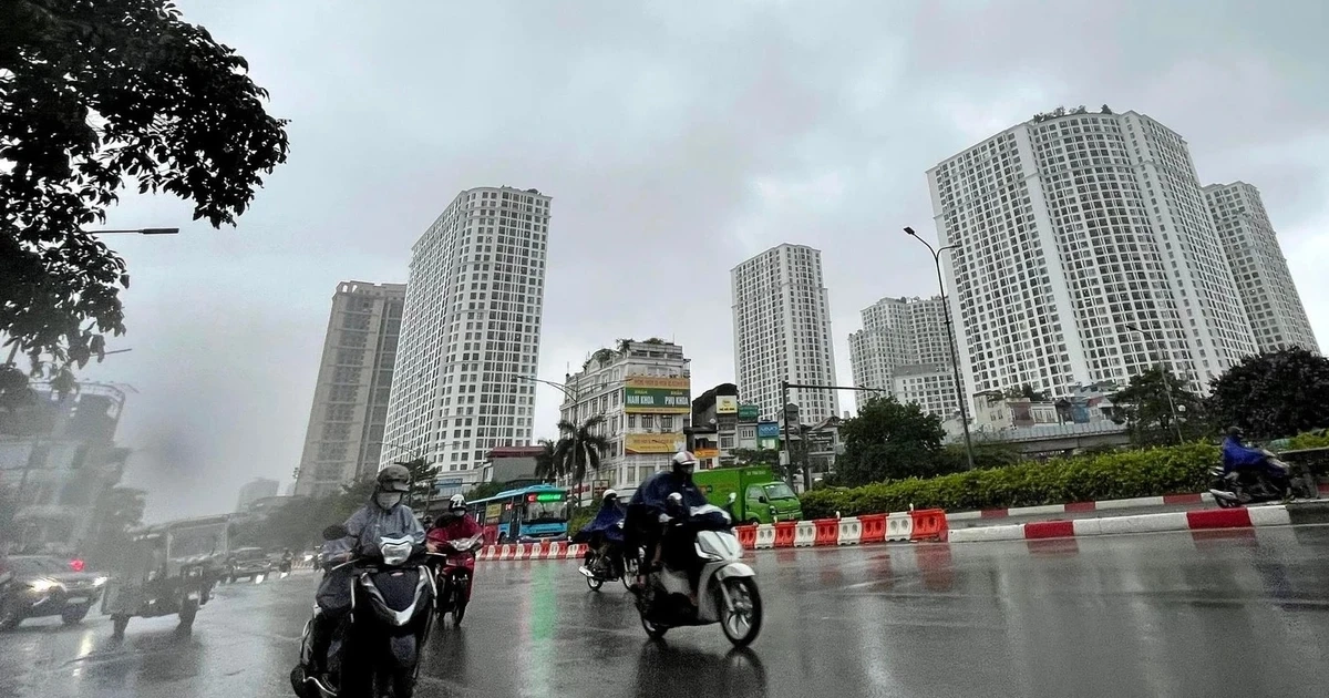 Miền Bắc có thể mưa trên 100mm kèm dông lốc mạnh