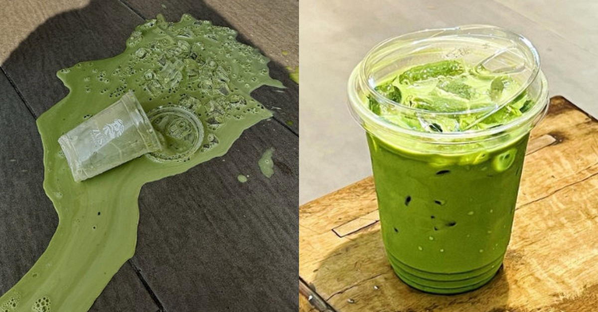Gần 10 triệu người xem ly matcha đổ