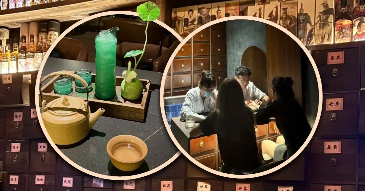 Giới trẻ đổ xô đến các quán bar Đông y, uống cocktail theo kết quả bắt mạch