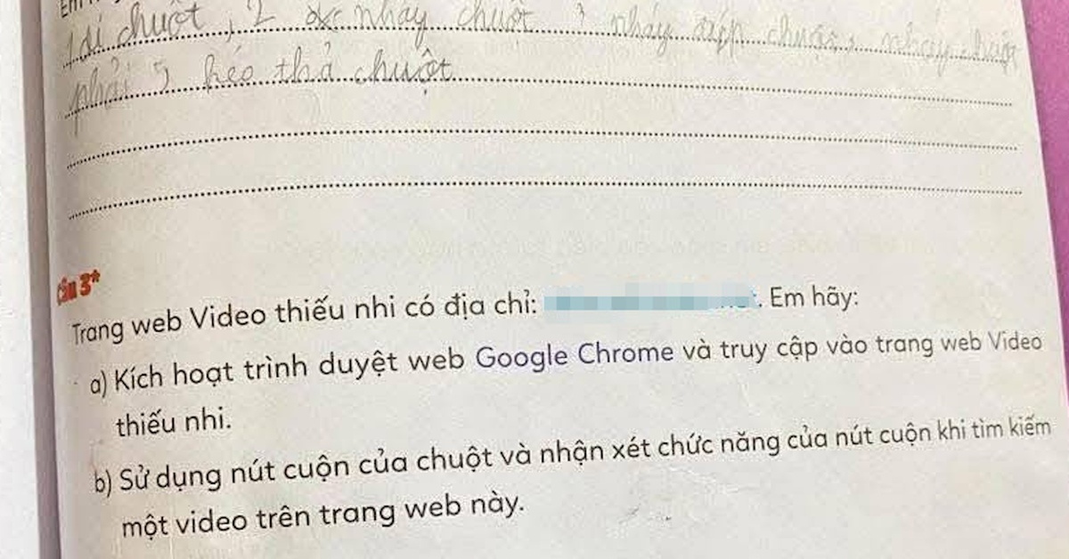 Sách bài tập Tin học lớp 3 chứa link website "đen": Công an vào cuộc làm rõ