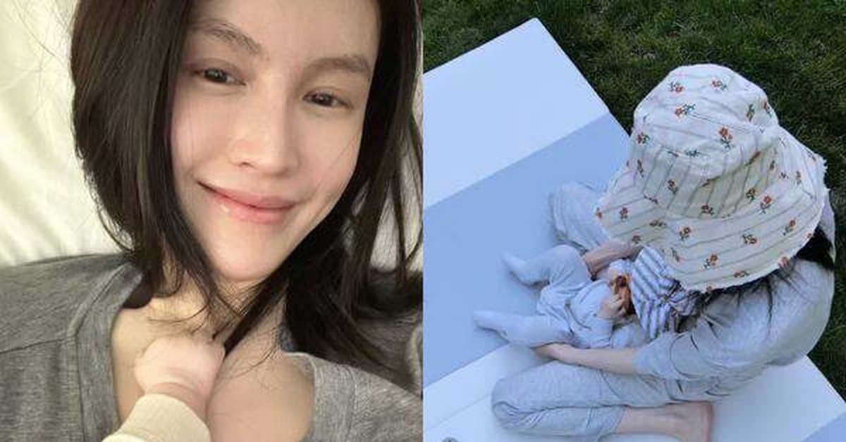 Siêu mẫu Hà Tuệ hiếm hoi đăng ảnh ấm áp bên "Tiểu Win" - con trai của mình và Trần Vỹ Đình trong Ngày của Mẹ