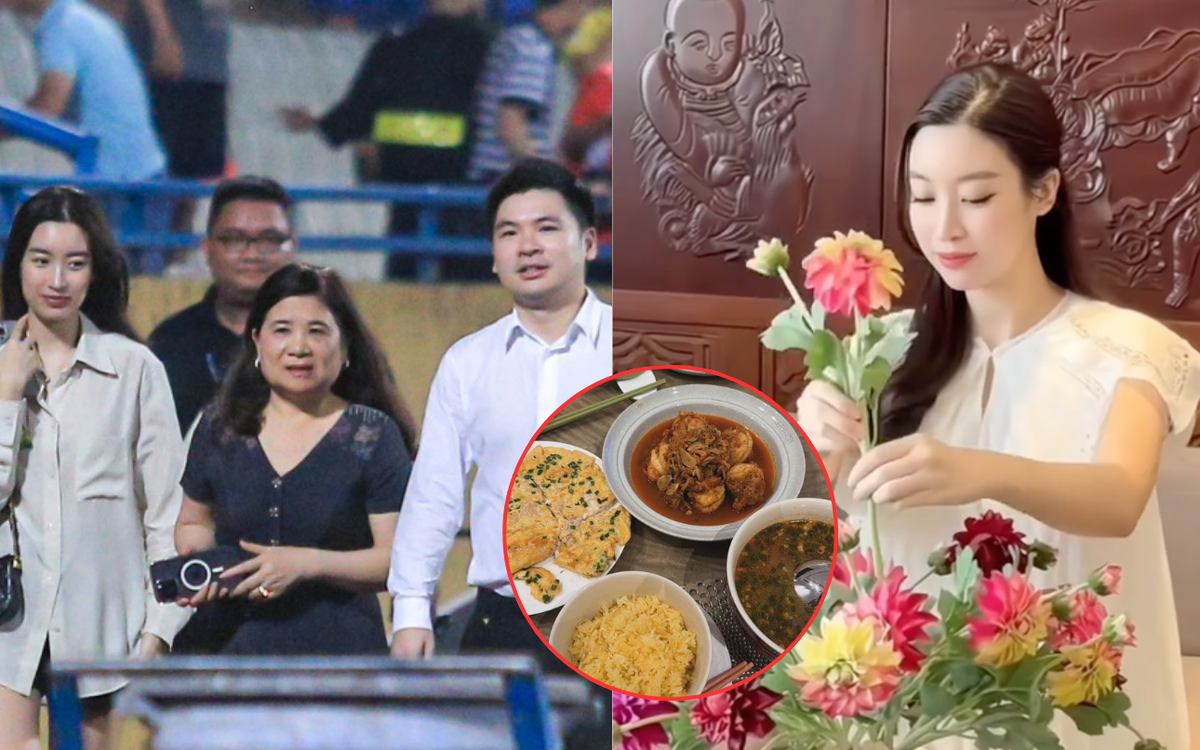 Đỗ Mỹ Linh trổ tài "vợ đảm", hé lộ mâm cơm chuẩn nhà hào môn