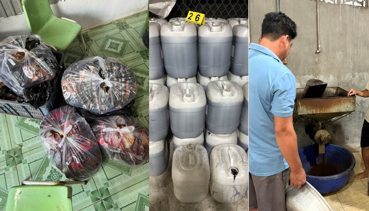 Khởi tố chủ cơ sở sản xuất 10 tấn cà phê giả ở An Giang