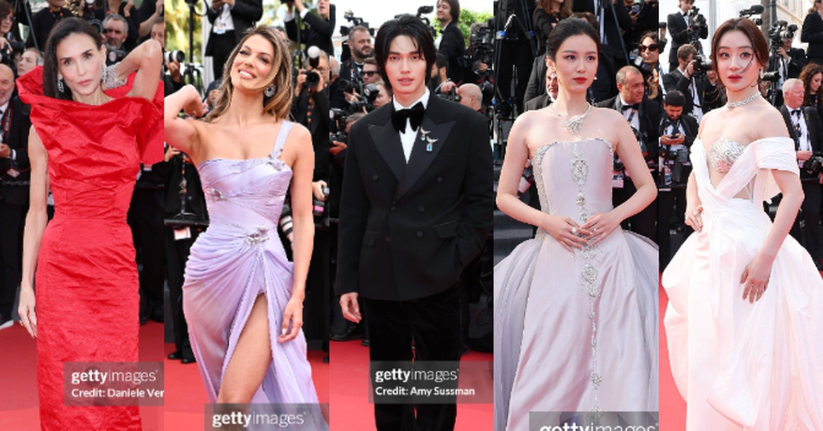 Thảm đỏ Cannes ngày 3: Châu Dã - Viên San San đại chiến visual, Win Metawin điển trai ngút ngàn