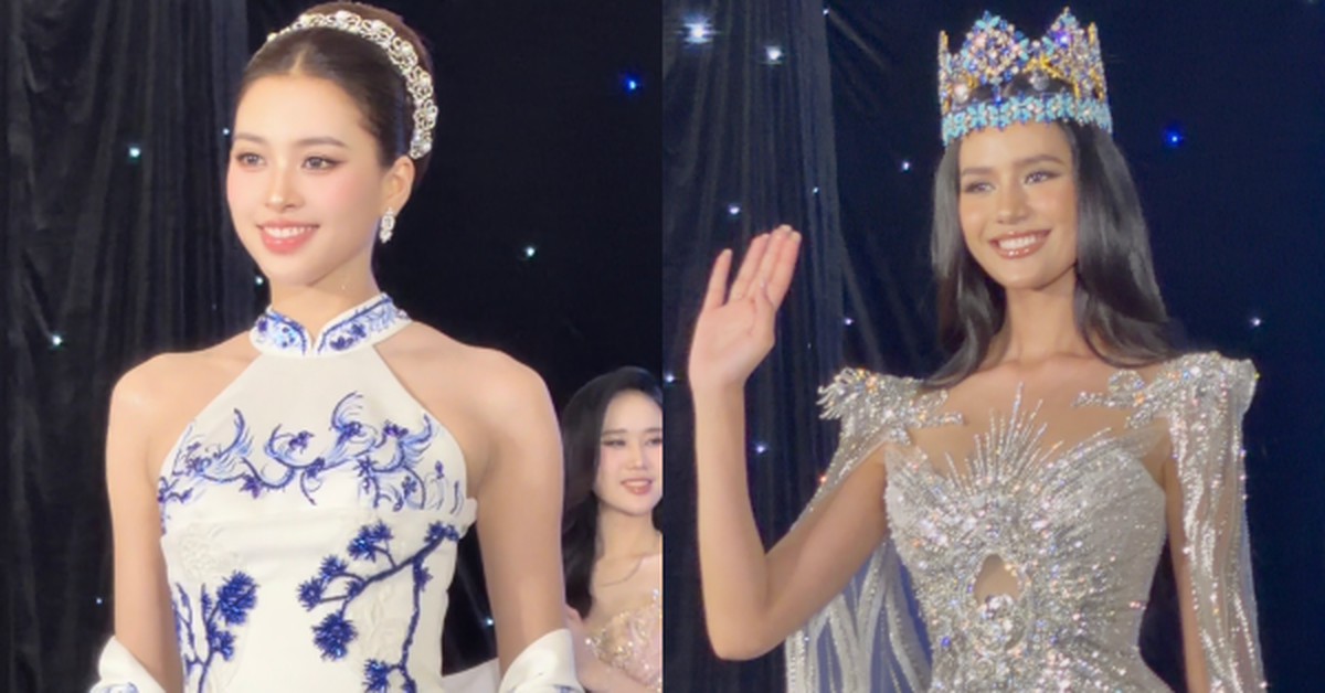 Tiểu Vy trắng phát sáng, Opal Suchata Chuangsri đẹp rực rỡ khi đến Việt Nam