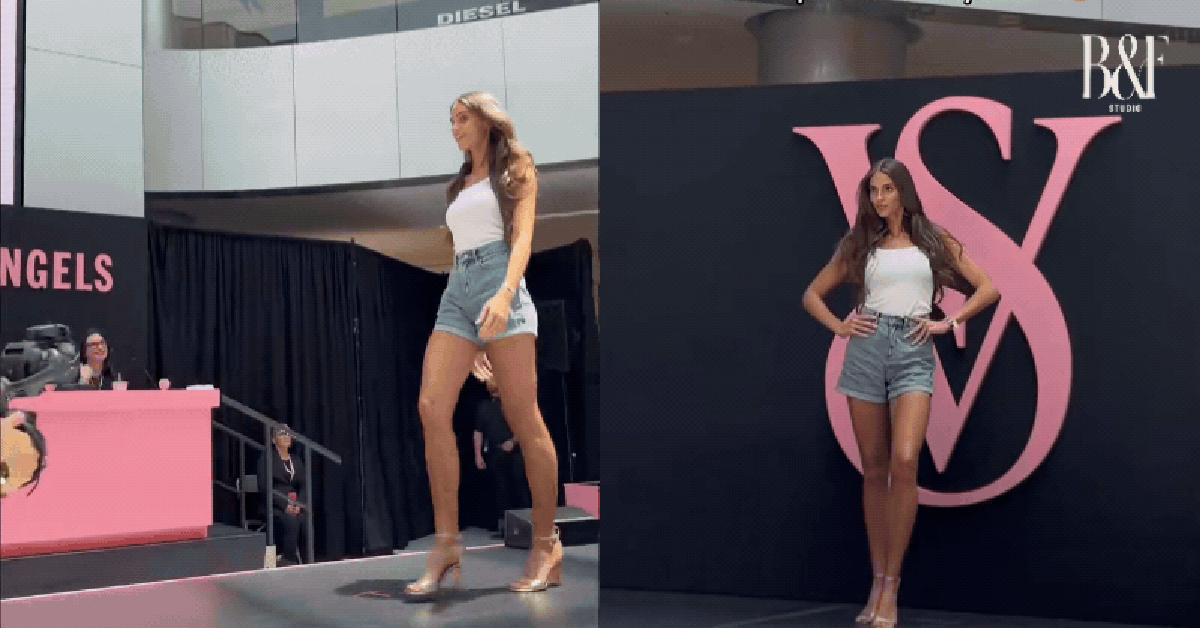 Gái xinh casting cho Victoria's Secret có cú hất tóc kì lạ, hút 4 triệu lượt tranh cãi