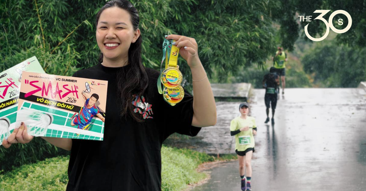 Từ thứ 2 đến thứ 6 chạy deadline - cuối tuần chạy 15km, đánh cầu lông giật hạng nhất ở công ty