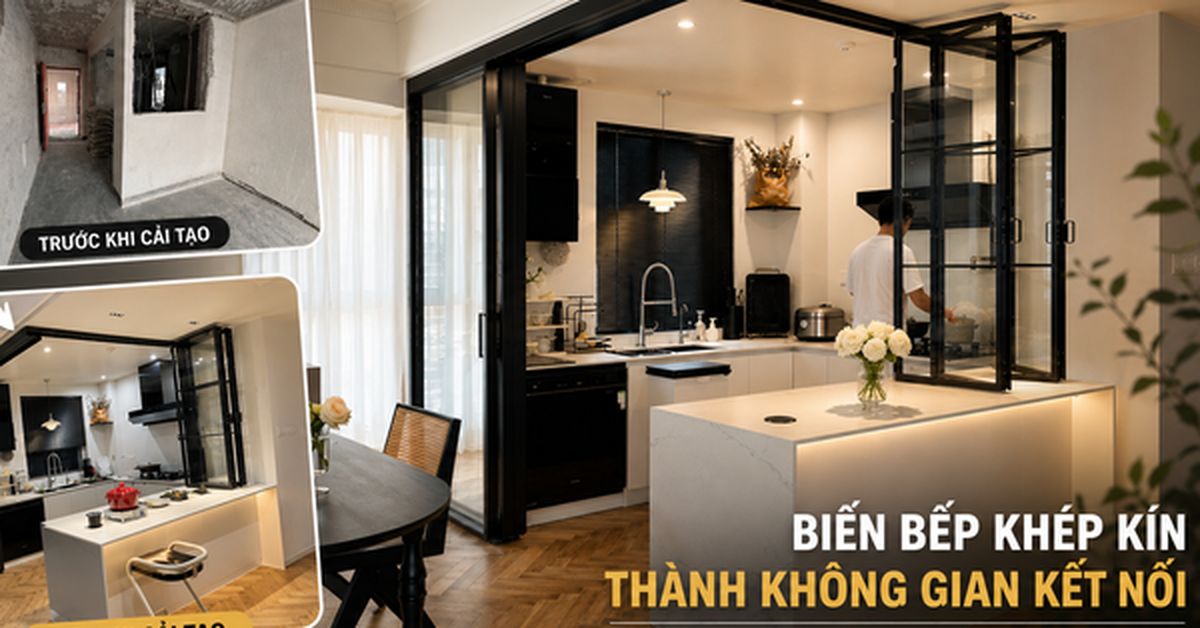 Bất chấp cả nhà phản đối, vợ chồng trẻ vẫn “đục tường” nhà bếp: Sau khi hoàn thiện, ai đến chơi cũng xin chụp lại thiết kế