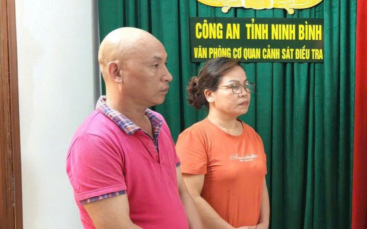 Ra lệnh bắt tạm giam 2 vợ chồng Bùi Xuân Hồng và Lưu Thị Cúc