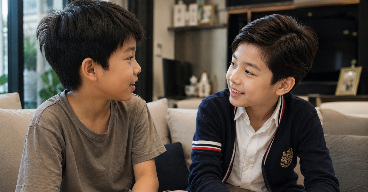 Một đứa trẻ xuất thân bình thường thì nên cư xử thế nào khi chơi với những bạn có điều kiện hơn mình?
