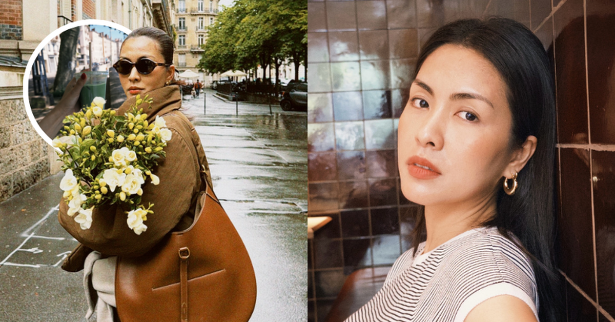 Tăng Thanh Hà đến Pháp vẫn không bỏ được ly nước dưỡng nhan trendy nhất thế giới