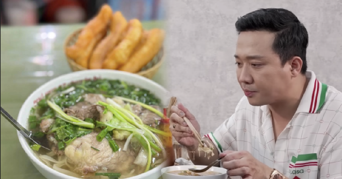 Quán phở lõi rùa khiến vợ chồng Trấn Thành quất sạch hai bát, u mê "xúi" luôn chủ quán Nam tiến