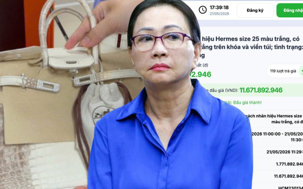 Một người chi 11,6 tỉ đồng mua túi Hermes "bạch tạng" của bà Trương Mỹ Lan