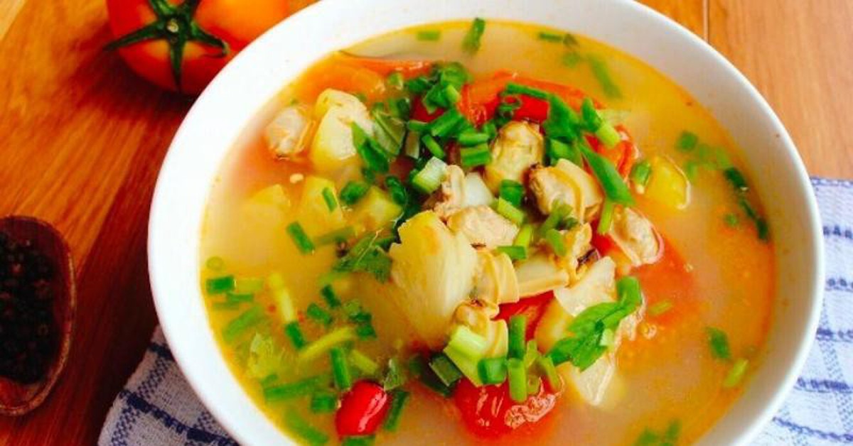 Canh ngao ngon hơn hẳn nếu thay đổi quy trình nấu