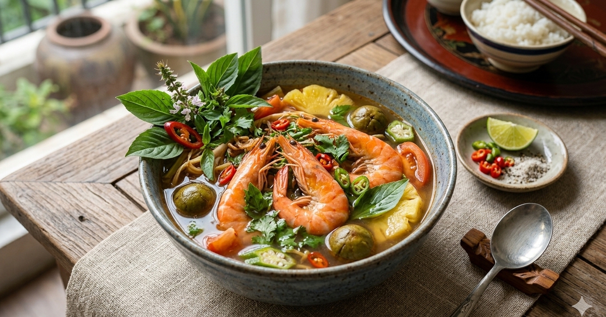 Nấu canh tôm chua bỏ ngay loại lá này vào, nước chua dịu thơm nức mũi, vị ngon cuốn hơn cả canh Tom Yum