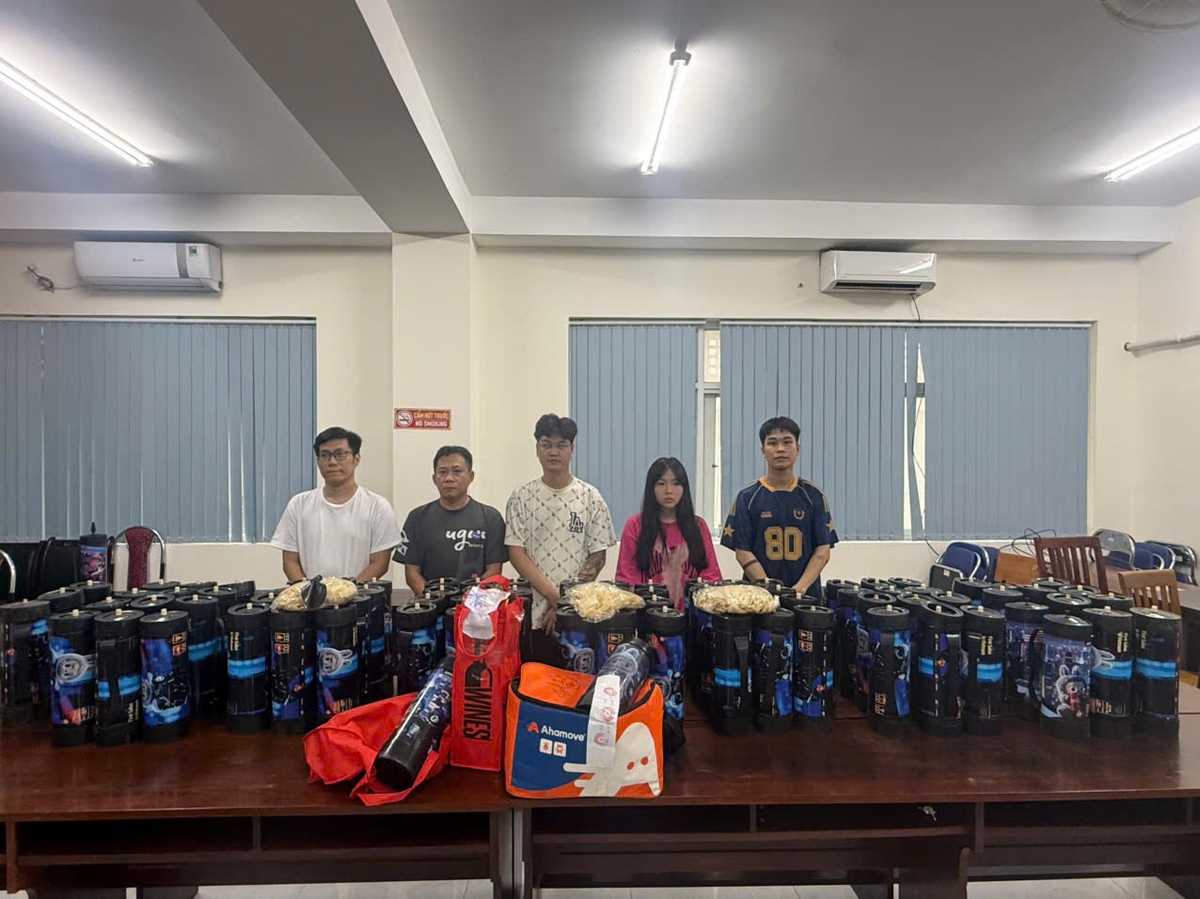 Triệt phá đường dây buôn bán khí cười doanh thu hơn 20 tỷ đồng ở TP.HCM
